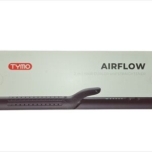 TYMO Airflow 2-in-1 Hair Curler and Straightener - Black